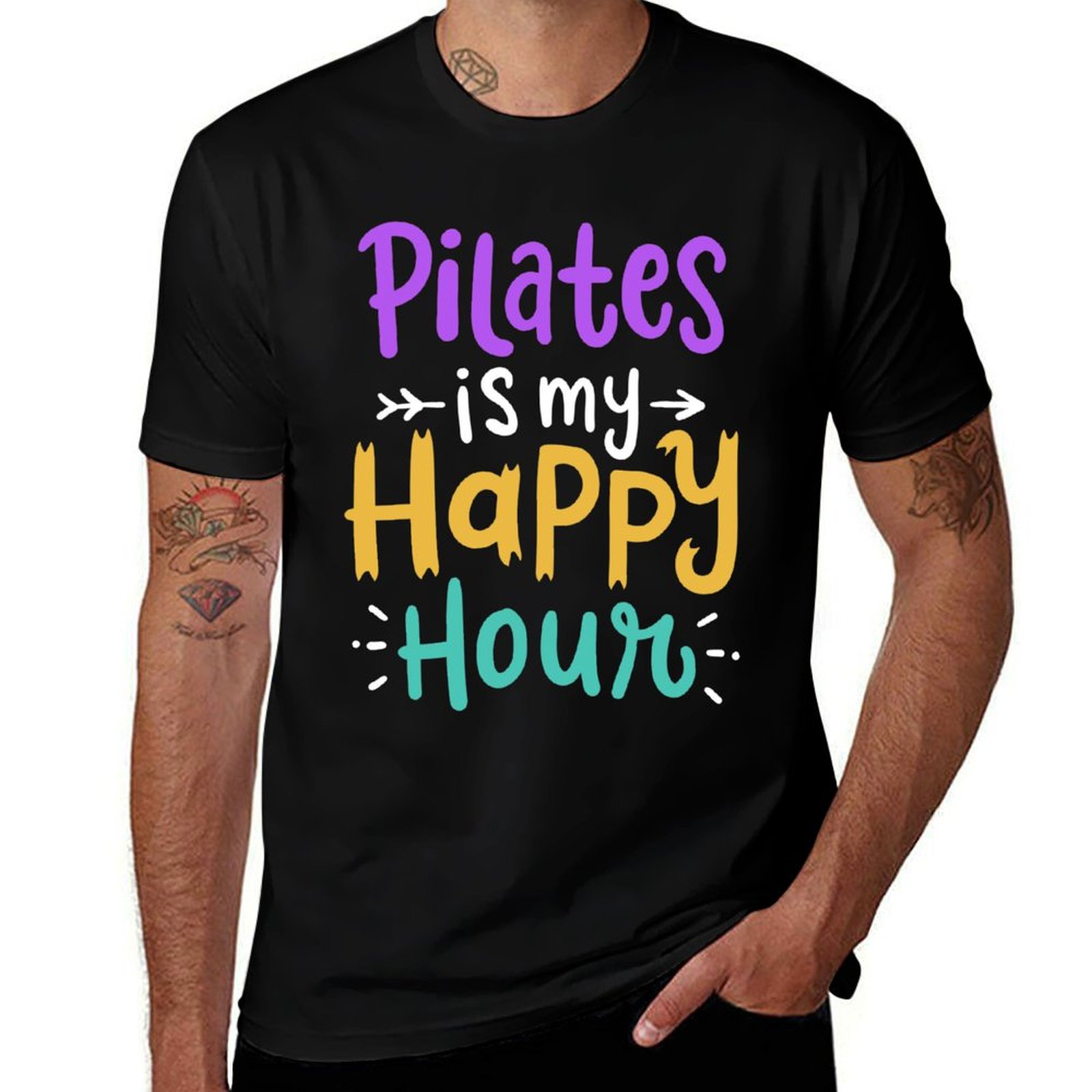 Yoga Fitness Holiday - Pilates Yoga Workout Fitness Exercise T-Shirt