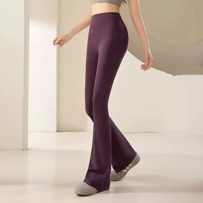 Yoga Fitness Leggings - Elastic Sharkskin Fitness Yoga Pants High