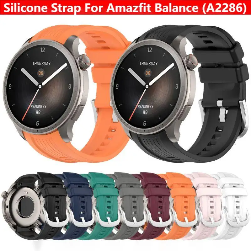 Wrist Wraps Fitness - Silicone Strap for Amazfit Balance A2286