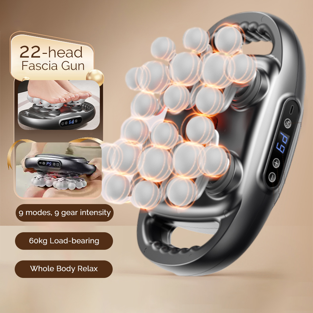 Vibration Massage Gun - 22-Head Fascia Gun High Frequency Vibration