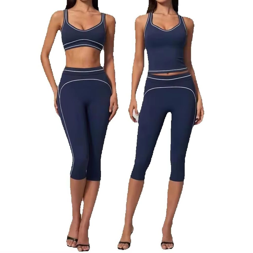 Women Contrast Stitch Racerbac - Yoga Fitness Class review and price