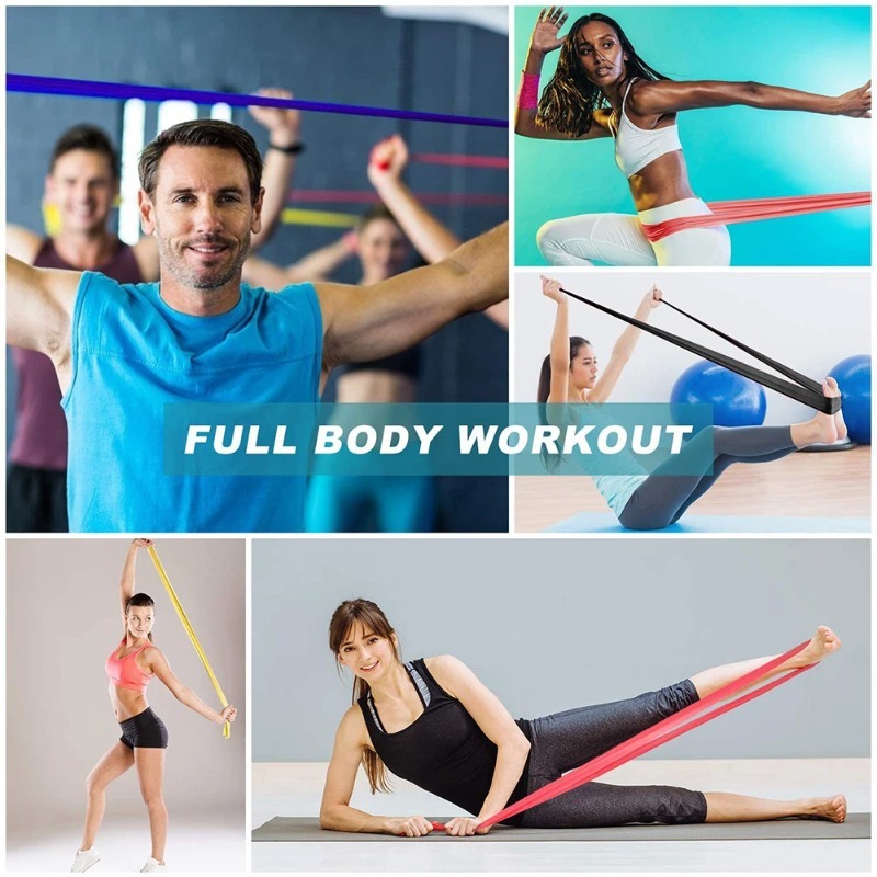 Natural Latex Resistance Bands - Yoga Fitness Stretching Strap review and price