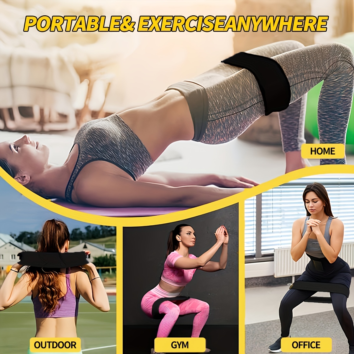 3PCS Resistance Bands Set, Ela - Yoga Fitness Stretching Strap review and price