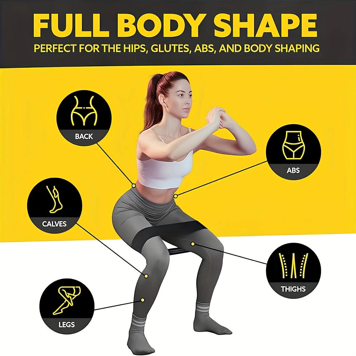 3PCS Resistance Bands Set, Ela - Yoga Fitness Stretching Strap review and price