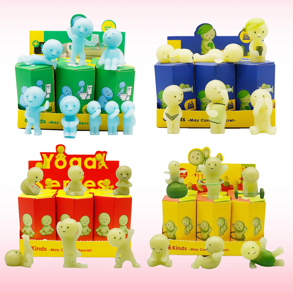 Glow In The Dark Mini Figure S - Yoga Fitness Tva review and price