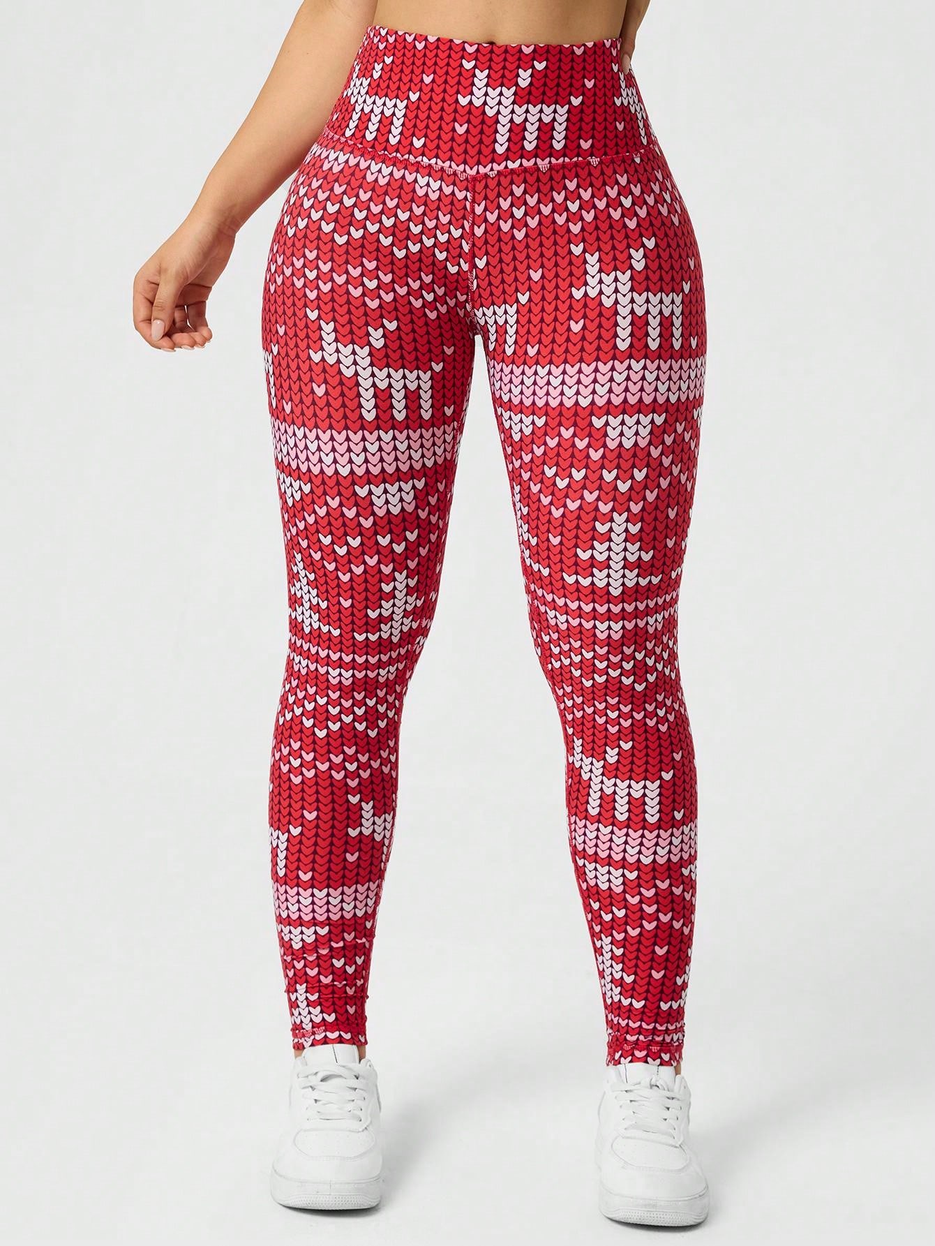 Womens Christmas Printed Leggi - Yoga Fitness Holiday review and price