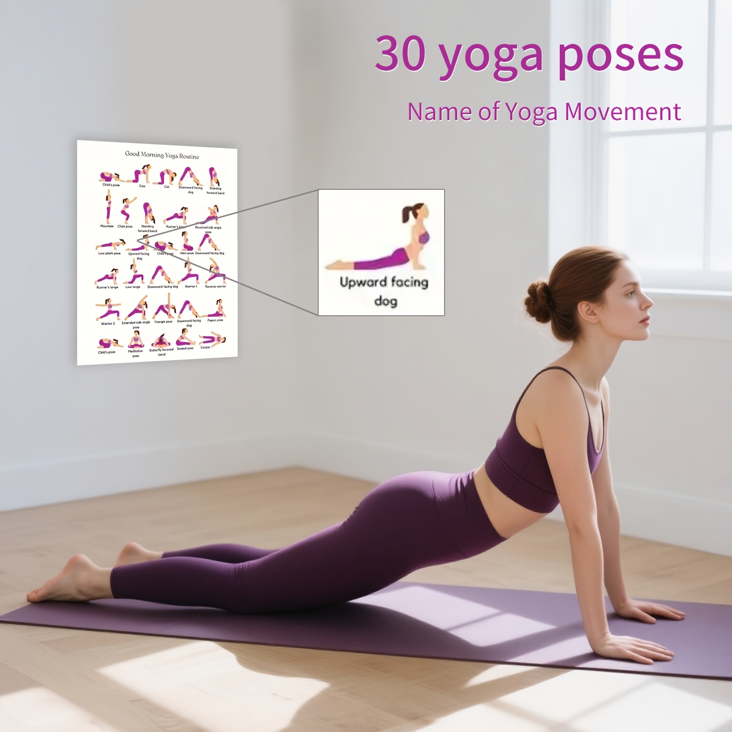 Yoga Practice Poster, Indoor D - Yoga Fitness Wallpaper review and price