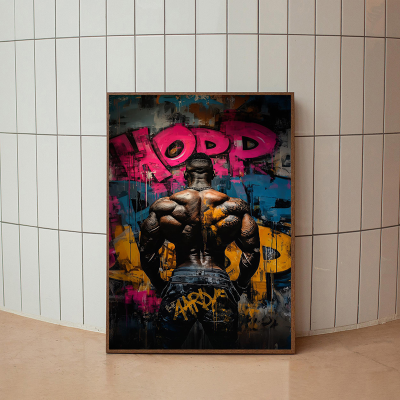 Graffiti Wall Art Kettlebell F - Kettlebell review and price