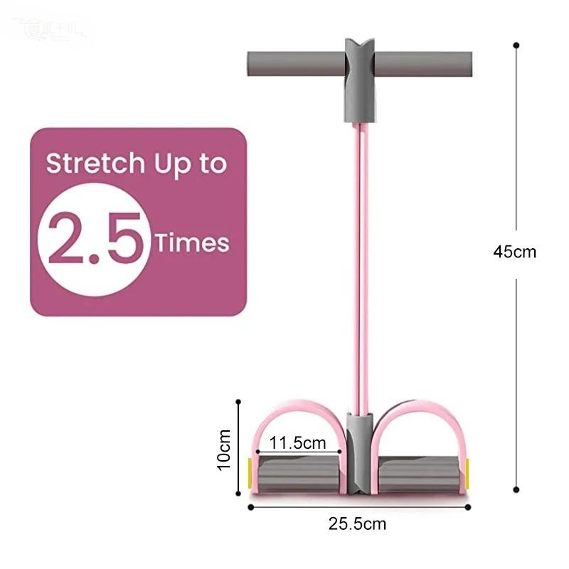 New 4-Tube Resistance Bands Yo - Yoga Fitness Stretching Strap review and price
