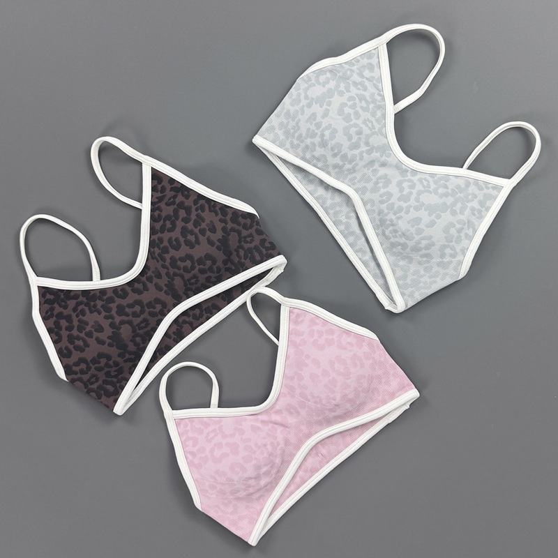 Sports Bra Women Leopard Print - Yoga Fitness Stretching Strap review and price