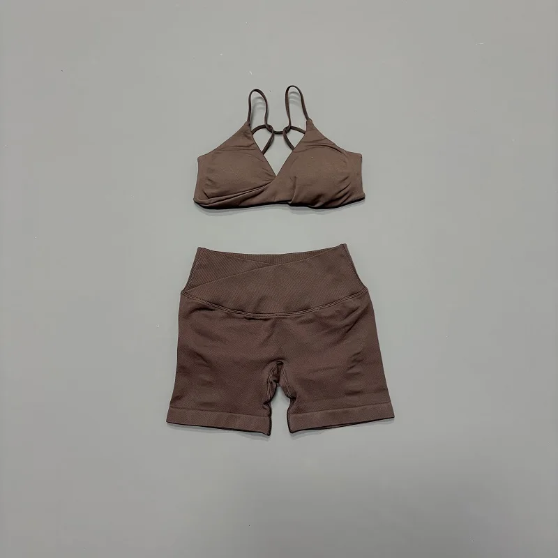 2 Pieces Workout Set Women Sur - Yoga Fitness Stretching Strap review and price