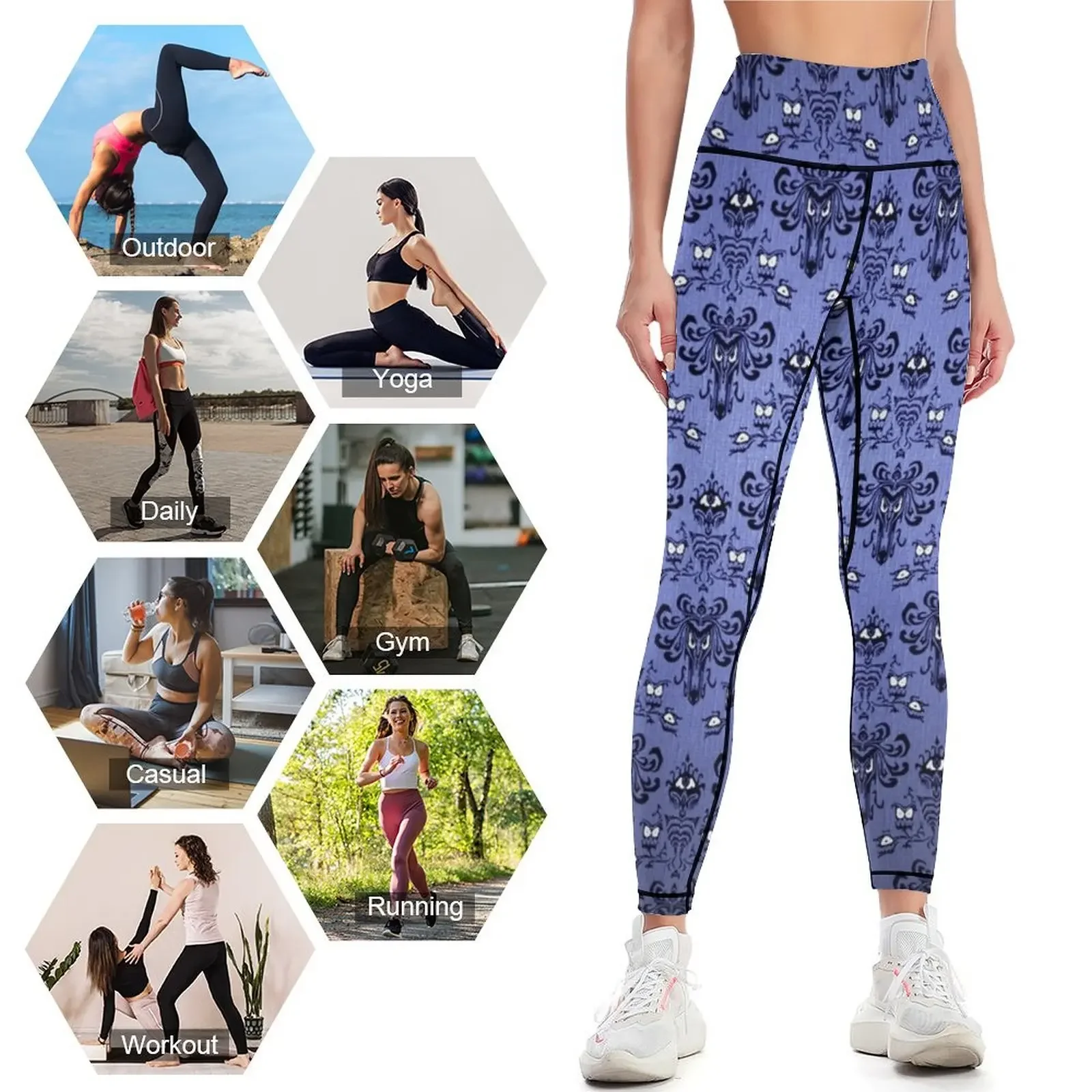 Haunted Mansion Wallpaper Legg - Yoga Fitness Wallpaper review and price