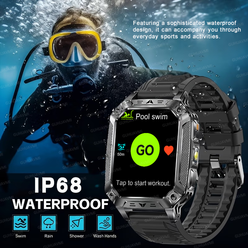 TANK Military 1400mAh Smart Wa - Wrist Wraps Fitness review and price