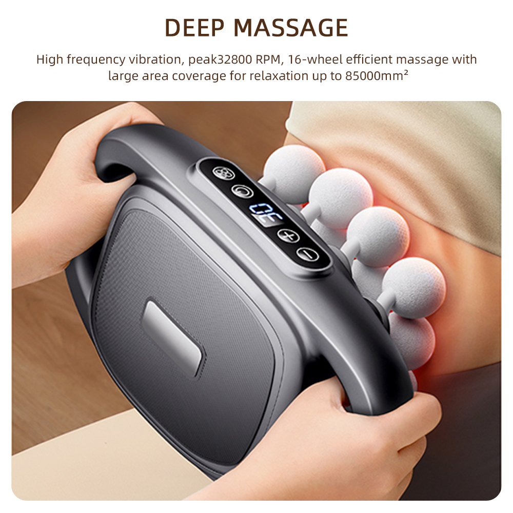 16-Head Fascia Gun High-Freque - Vibration Massage Gun review and price