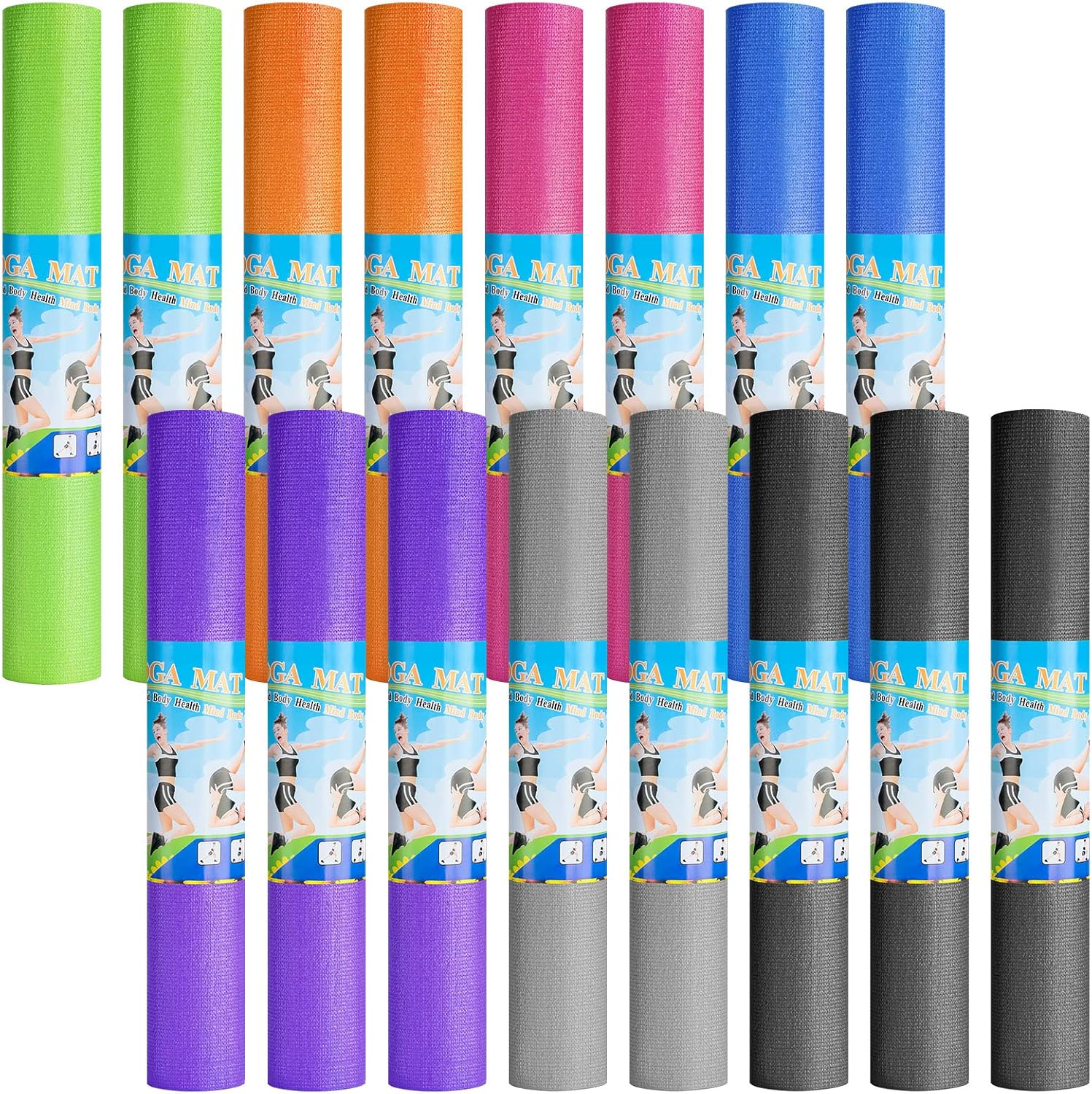 3 mm Thin Yoga Mats Lightweigh - Yoga Fitness Class review and price