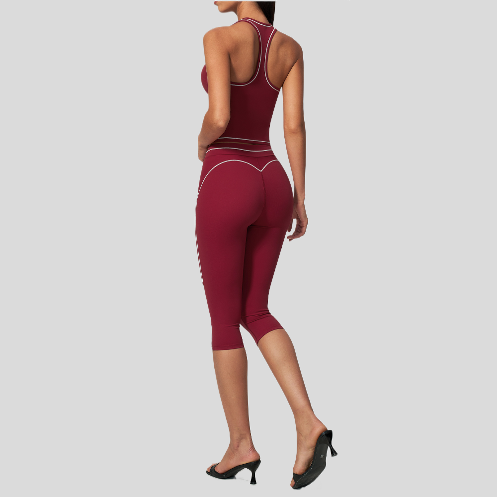 Women Contrast Stitch Racerbac - Yoga Fitness Class review and price