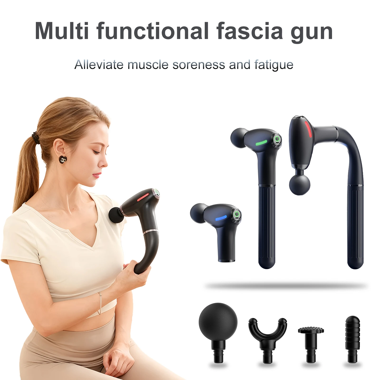 Mulit functional fascia gun wi - Vibration Massage Gun review and price
