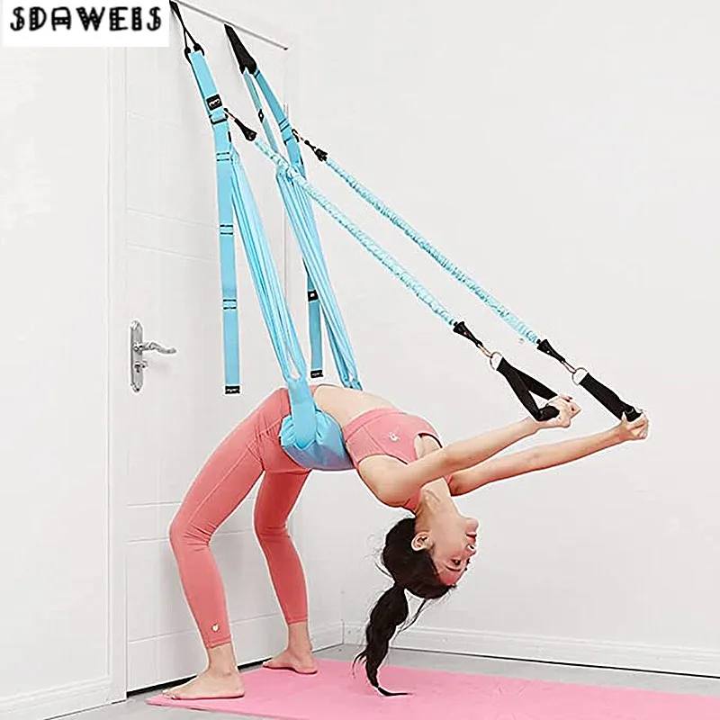 Adjustable Aerial Yoga Strap E - Yoga Fitness Stretching Strap review and price